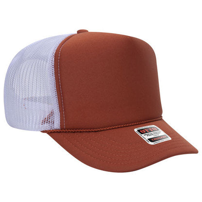 OTTO 39-165 5-Panel High Crown Foam Trucker Hat