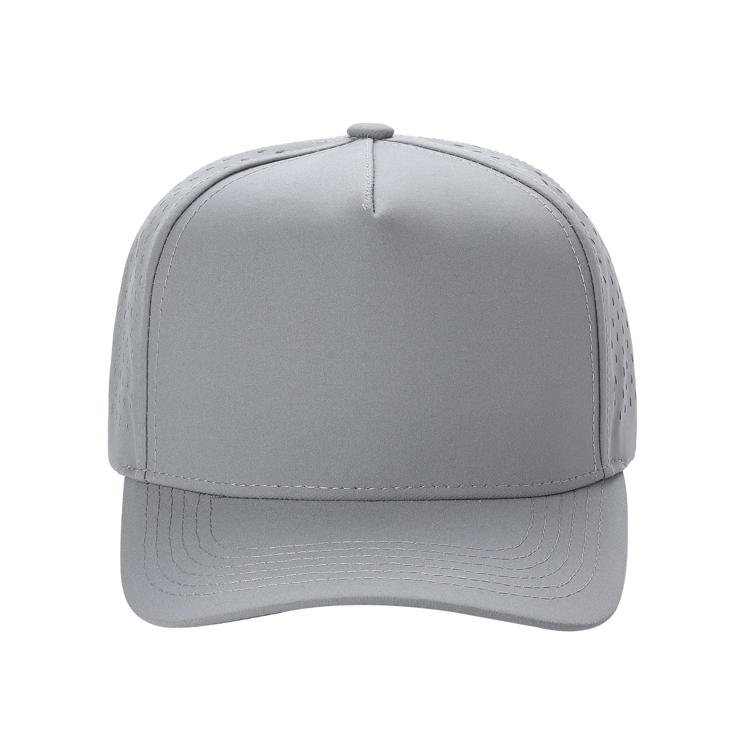 Custom Embroidered Unbranded 5 Panel Perforated Laser Mesh Hat Waterproof Cap