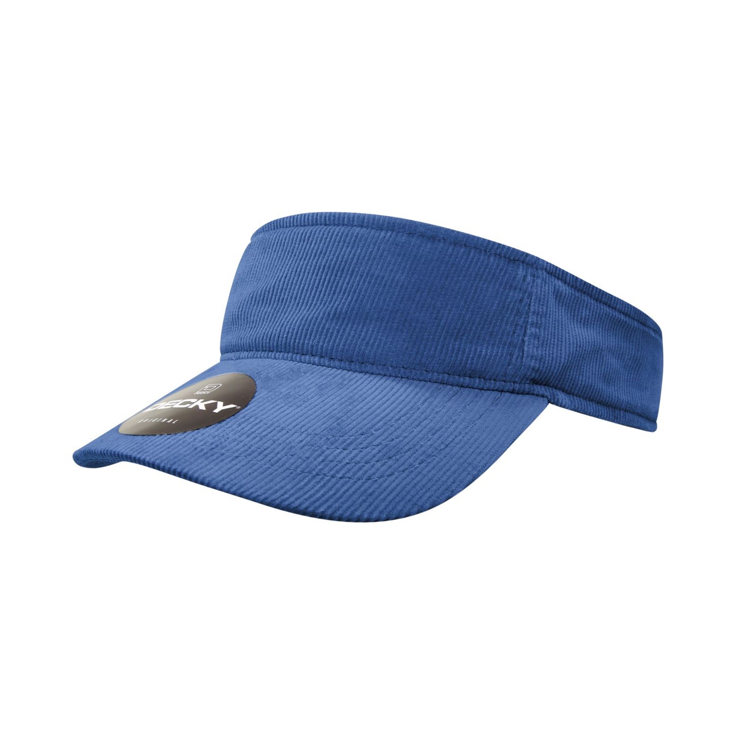 Decky 4004 Corduroy Visor Sun Visor Cap - Blank