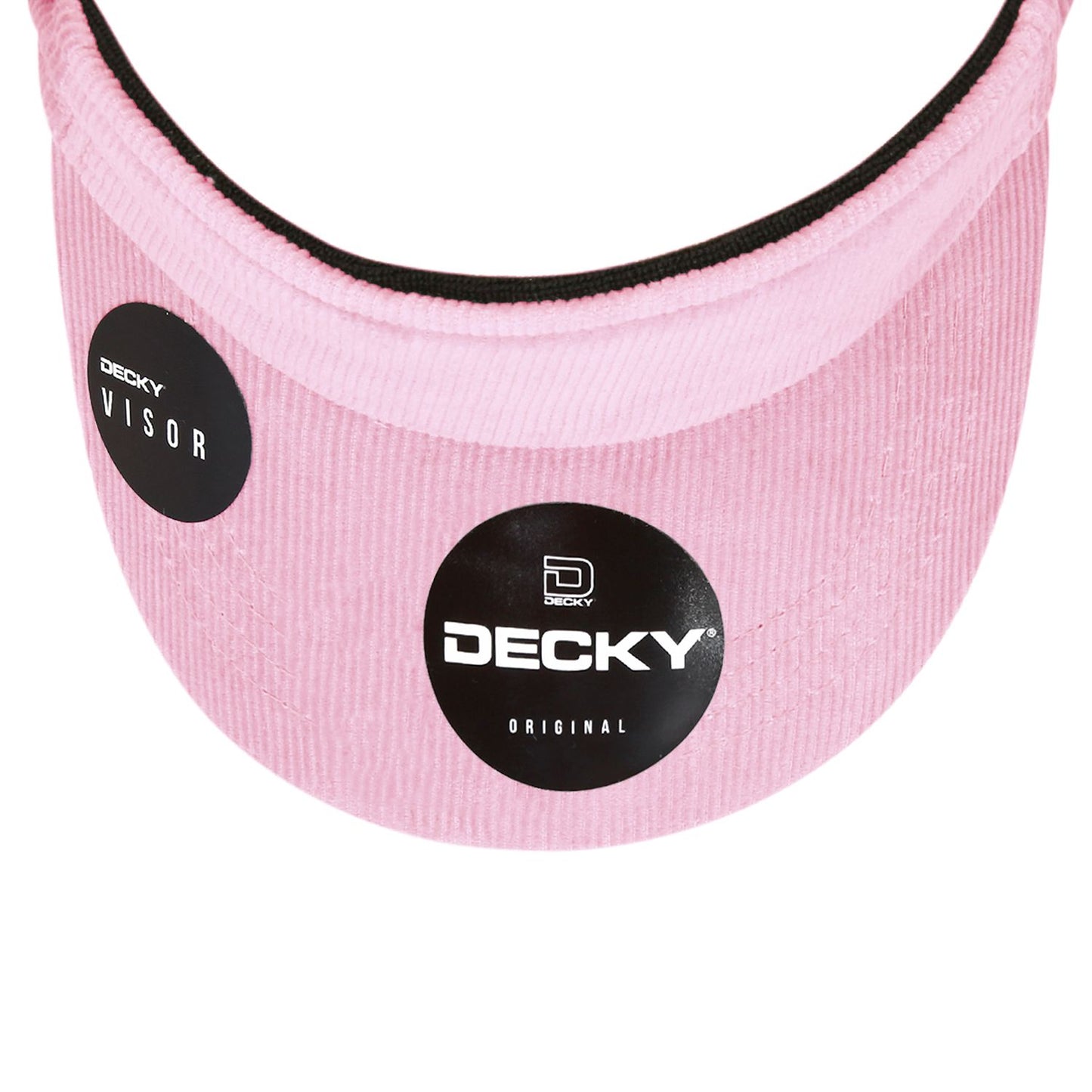 Decky 4004 Corduroy Visor Sun Visor Cap - Blank