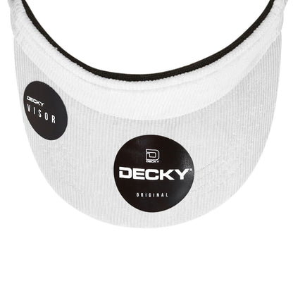 Decky 4004 Corduroy Visor Sun Visor Cap - Blank