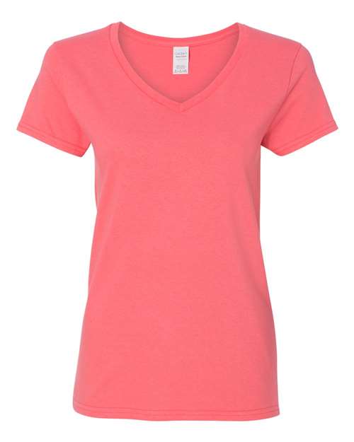 Gildan 5V00L Women's Heavy Cotton™ V-Neck T-Shirt