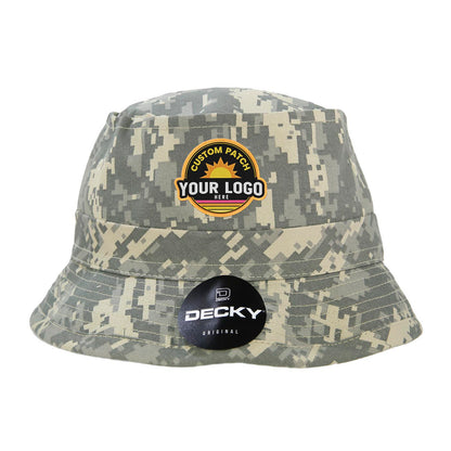 Custom Patch Decky 450 - Fisherman's Bucket Hat, Structured Fisherman's Hat