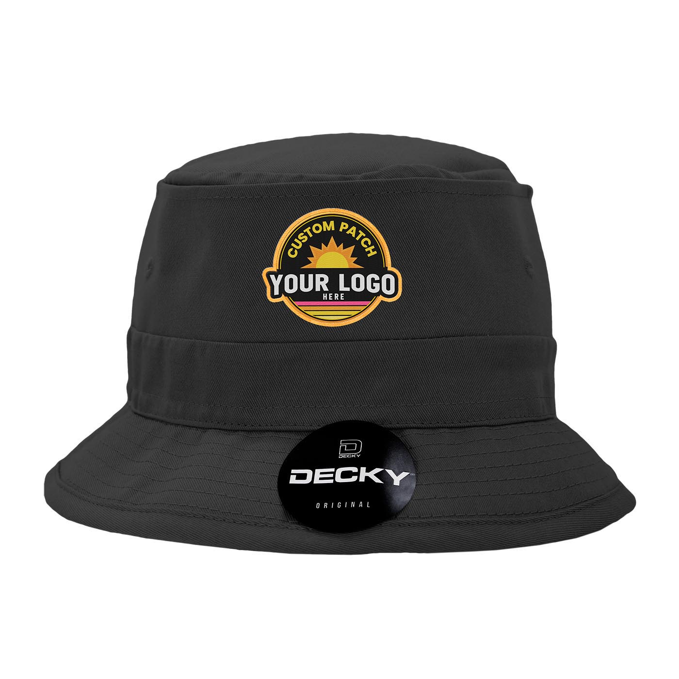 Custom Patch Decky 450 - Fisherman's Bucket Hat, Structured Fisherman's Hat