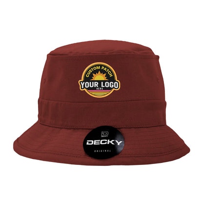 Custom Patch Decky 450 - Fisherman's Bucket Hat, Structured Fisherman's Hat