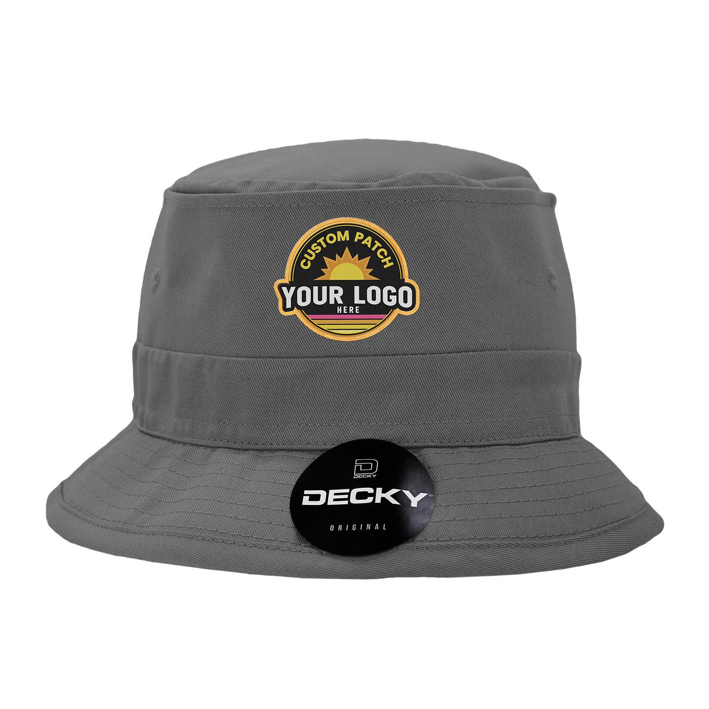 Custom Patch Decky 450 - Fisherman's Bucket Hat, Structured Fisherman's Hat