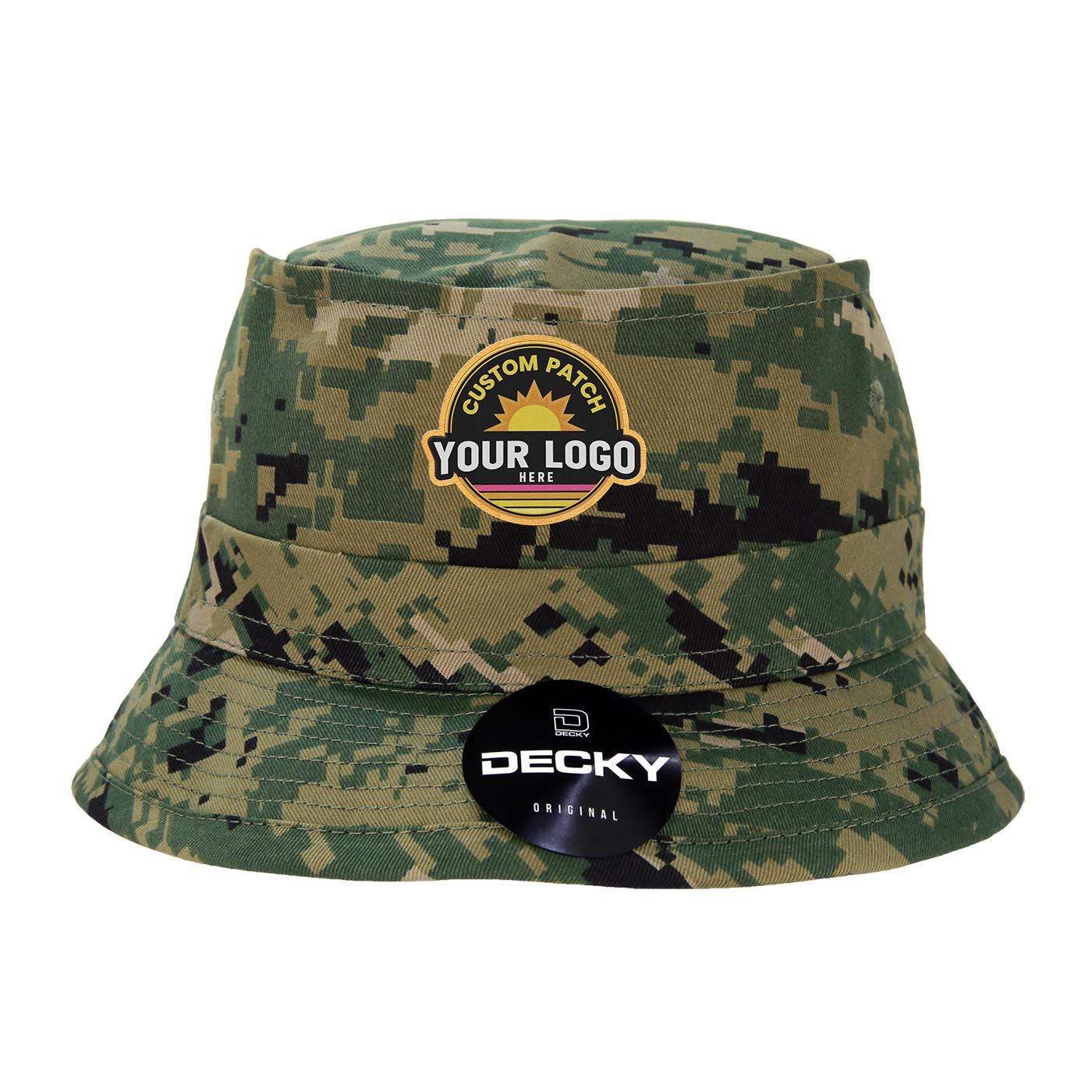 Custom Patch Decky 450 - Fisherman's Bucket Hat, Structured Fisherman's Hat