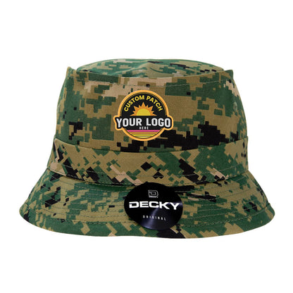 Custom Patch Decky 450 - Fisherman's Bucket Hat, Structured Fisherman's Hat