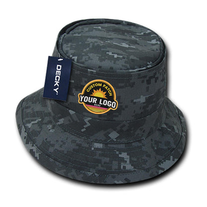 Custom Patch Decky 450 - Fisherman's Bucket Hat, Structured Fisherman's Hat