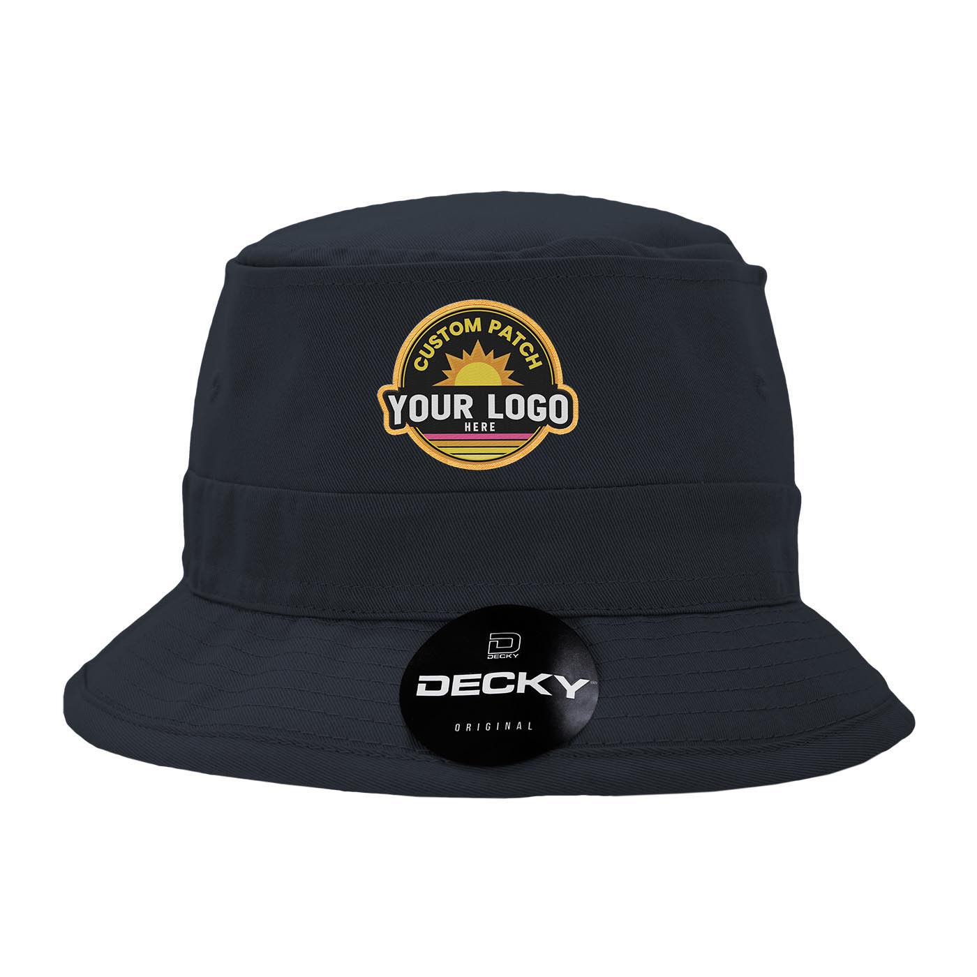 Custom Patch Decky 450 - Fisherman's Bucket Hat, Structured Fisherman's Hat