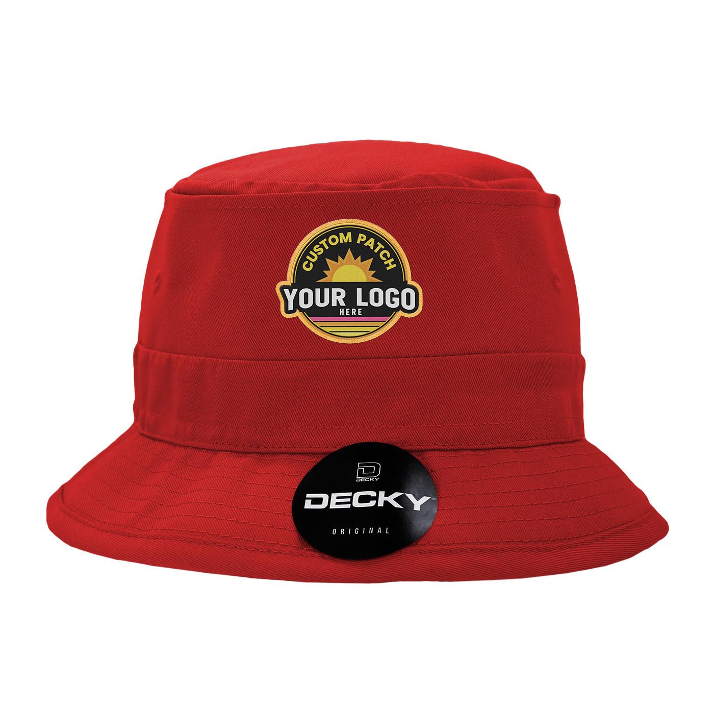 Custom Patch Decky 450 - Fisherman's Bucket Hat, Structured Fisherman's Hat