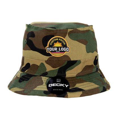 Custom Patch Decky 450 - Fisherman's Bucket Hat, Structured Fisherman's Hat