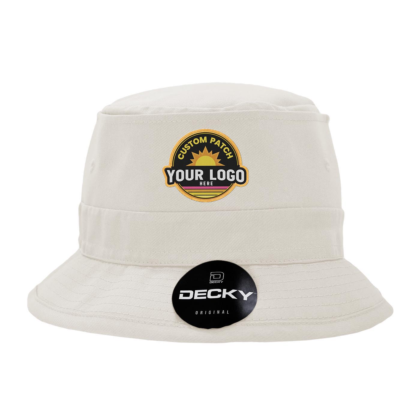 Custom Patch Decky 450 - Fisherman's Bucket Hat, Structured Fisherman's Hat