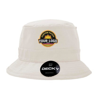 Custom Patch Decky 450 - Fisherman's Bucket Hat, Structured Fisherman's Hat