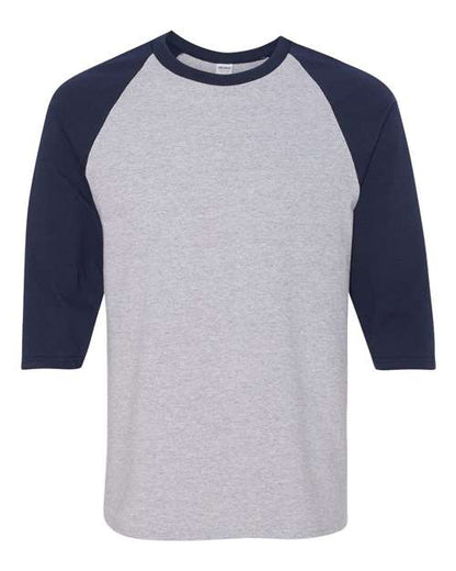 Gildan 5700 Unisex Heavy Cotton™ Raglan Three-Quarter Sleeve T-Shirt