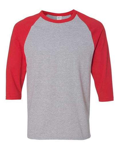Gildan 5700 Unisex Heavy Cotton™ Raglan Three-Quarter Sleeve T-Shirt