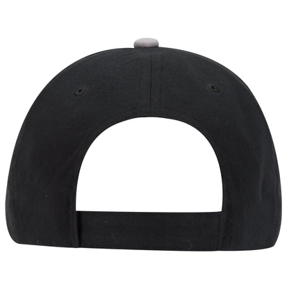 OTTO CAP 58-755 6 Panel Low Profile Baseball Cap US Flag Flame Design Hat