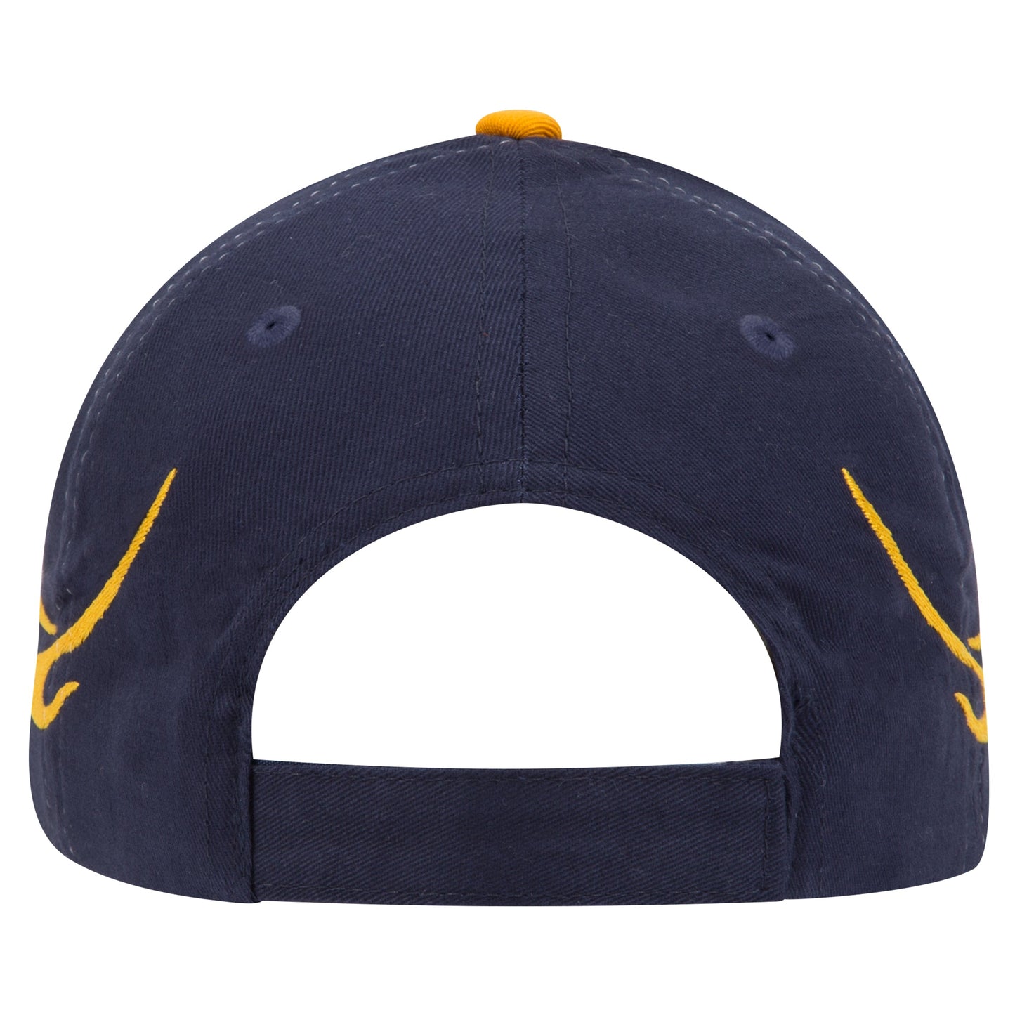 OTTO CAP 58-755 6 Panel Low Profile Baseball Cap US Flag Flame Design Hat