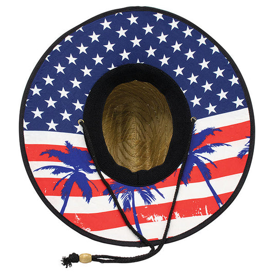 Mega Cap 8030C Lifeguard Straw Hat - Star Hats & Embroidery