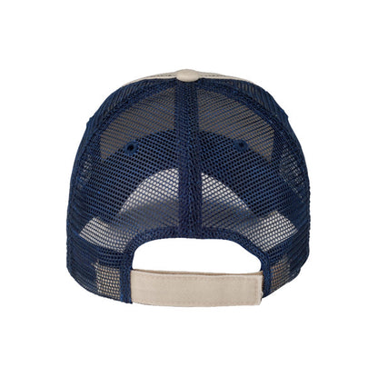 Mega Cap 6887 Low Profile (Unstructured) Washed Organic Cotton Mesh Cap