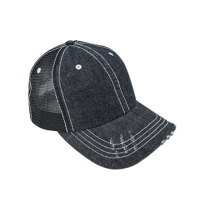 Mega Cap 6990B Denim Mesh Cap