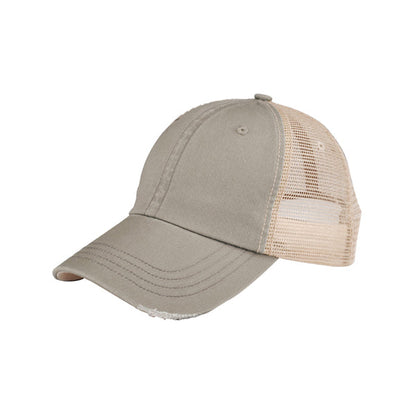 Mega Cap 6887 Low Profile (Unstructured) Washed Organic Cotton Mesh Cap