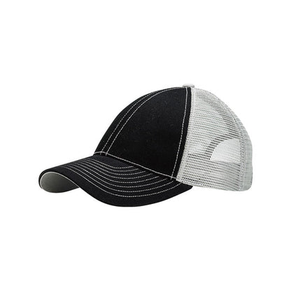 Mega Cap 7641 Heavy Cotton Twill Trucker Cap