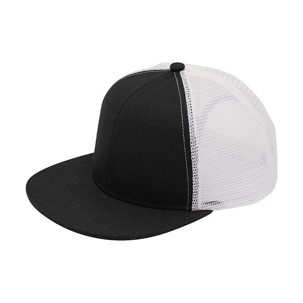 Mega Cap 6997B Flat Bill Trucker Cap