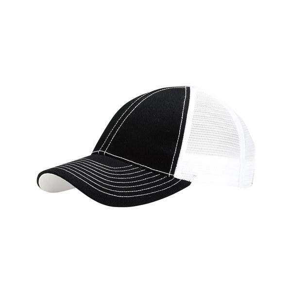 Mega Cap 7641 Heavy Cotton Twill Trucker Cap