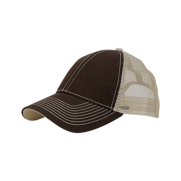 Mega Cap 7641 Heavy Cotton Twill Trucker Cap