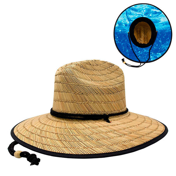 Mega Cap 8030C Lifeguard Straw Hat