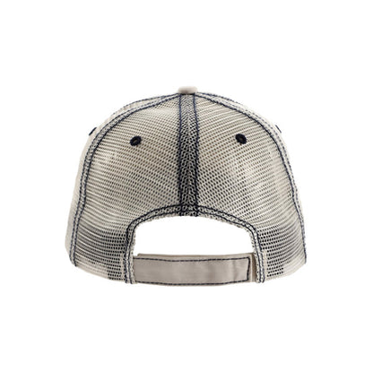 Mega Cap 6990 Washed Herringbone Cotton Twill Trucker Cap