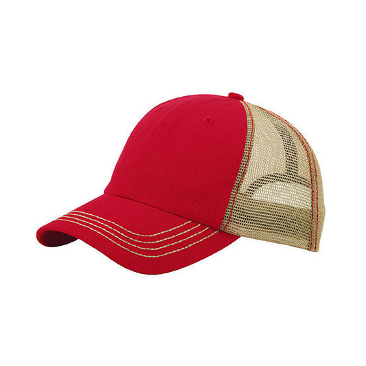 Mega Cap 6894 Washed Cotton Twill Trucker Cap - Star Hats & Embroidery