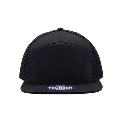 Mega Cap 6824 Cotton Twill 7 Panel Trucker Cap