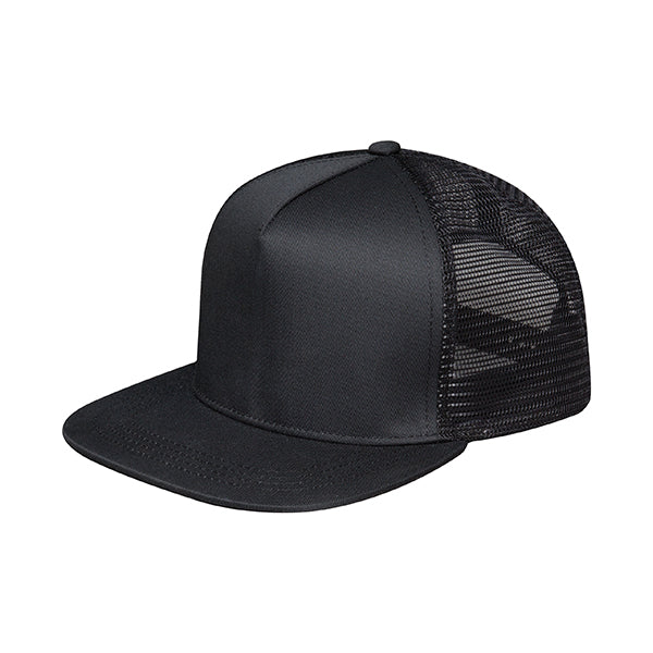 Mega Cap 6997C Flat Bill Snapback Trucker Cap