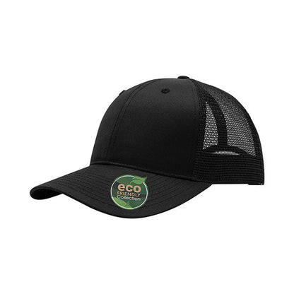 Mega Cap 6901MR Recycled Polyester Twill Trucker Cap