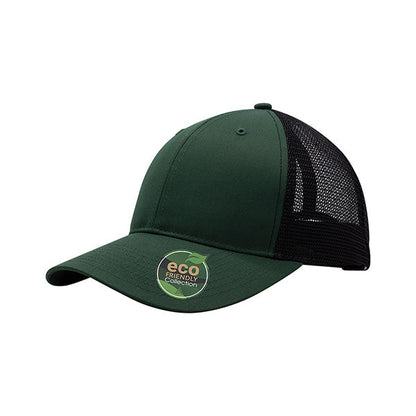 Mega Cap 6901MR Recycled Polyester Twill Trucker Cap