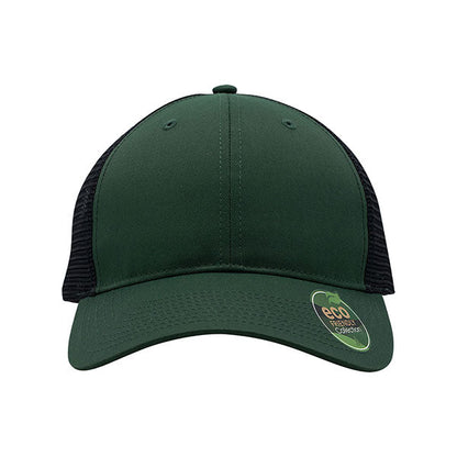 Mega Cap 6901MR Recycled Polyester Twill Trucker Cap