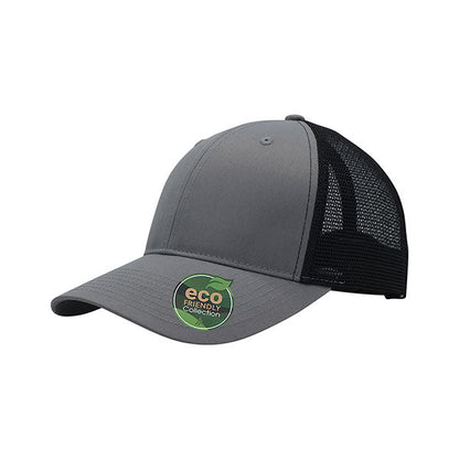 Mega Cap 6901MR Recycled Polyester Twill Trucker Cap