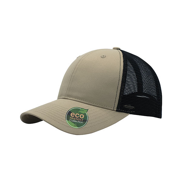 Mega Cap 6901MR Recycled Polyester Twill Trucker Cap