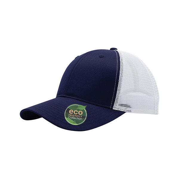 Mega Cap 6901MR Recycled Polyester Twill Trucker Cap