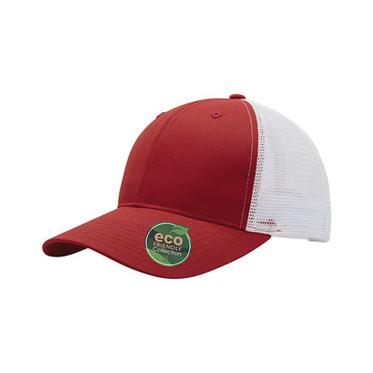 Mega Cap 6901MR Recycled Polyester Twill Trucker Cap