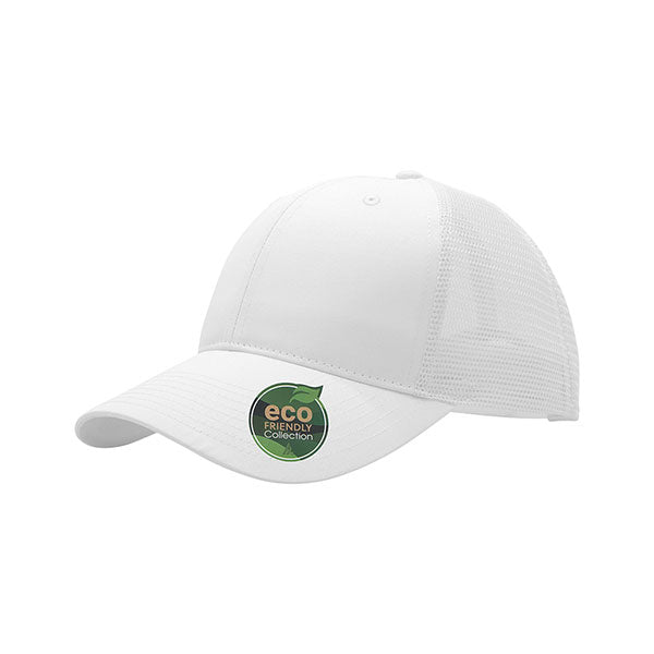 Mega Cap 6901MR Recycled Polyester Twill Trucker Cap