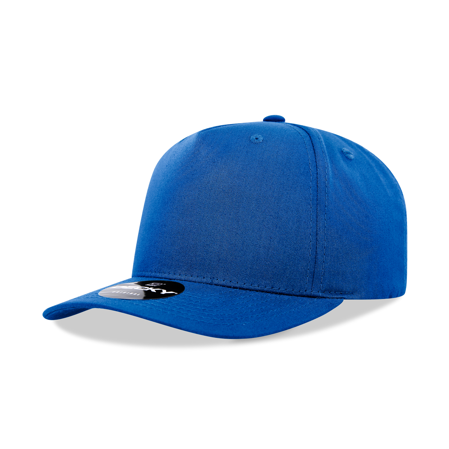 Decky 6024 5 Panel Mid Profile Structured Cotton/Poly Blend Cap - Blank