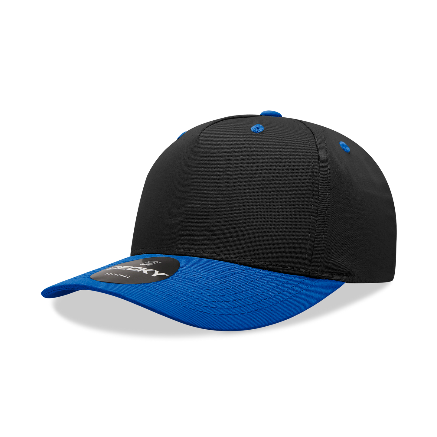 Decky 6024 5 Panel Mid Profile Structured Cotton/Poly Blend Cap - Blank