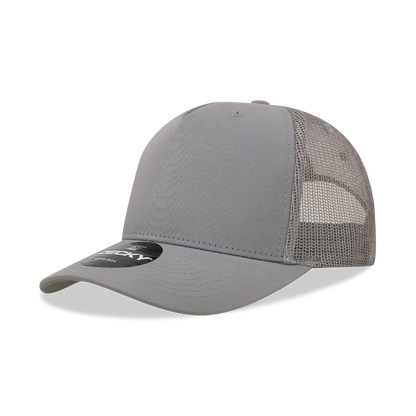 Decky 6030 Classic 5 Panel Retro Trucker Cap - Blank