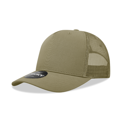 Decky 6030 Classic 5 Panel Retro Trucker Cap - Blank