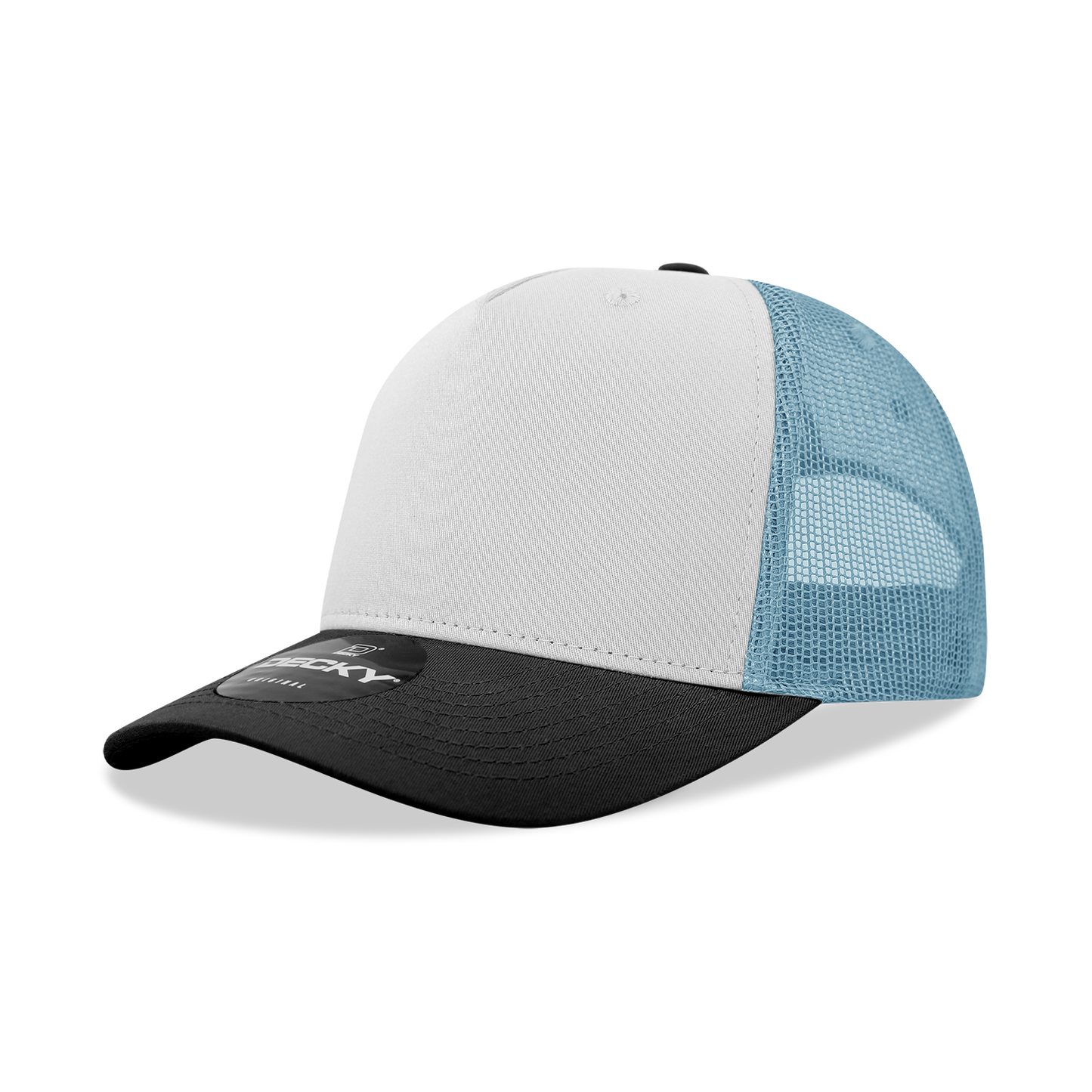 Decky 6030 Classic 5 Panel Retro Trucker Cap - Blank