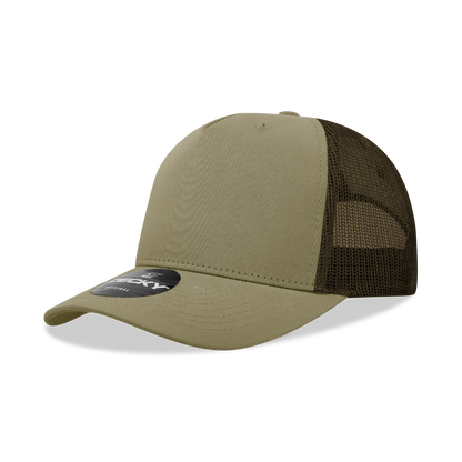 Decky 6030 Classic 5 Panel Retro Trucker Cap - Blank