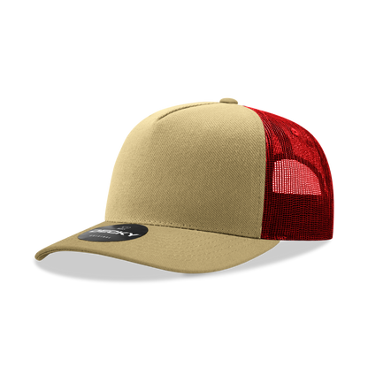 Decky 6030 Classic 5 Panel Retro Trucker Cap - Blank